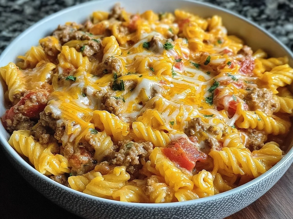 Rotel Pasta Fiesta: Creamy One-Pot Protein Meal - Image 1