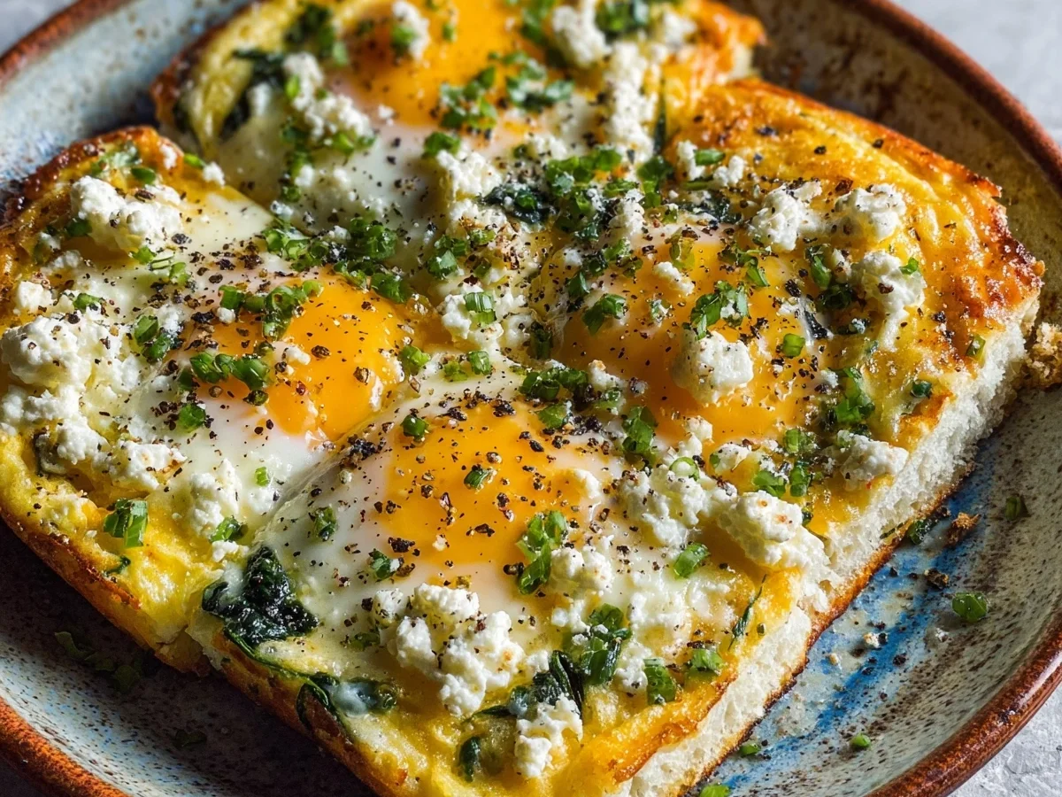 Sheet Pan Cottage Cheese Eggs: High Protein Breakfast - Image 1