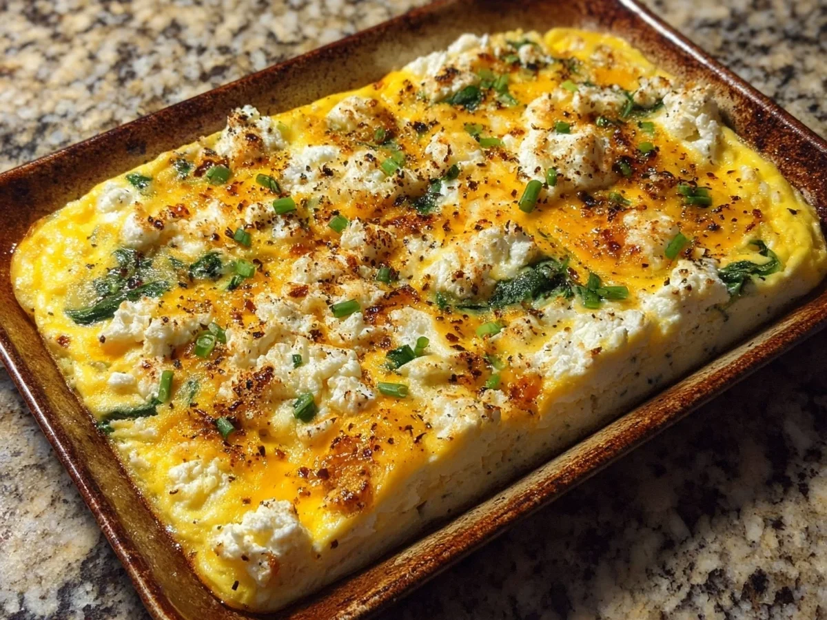 Sheet Pan Cottage Cheese Eggs: High Protein Breakfast - Image 2