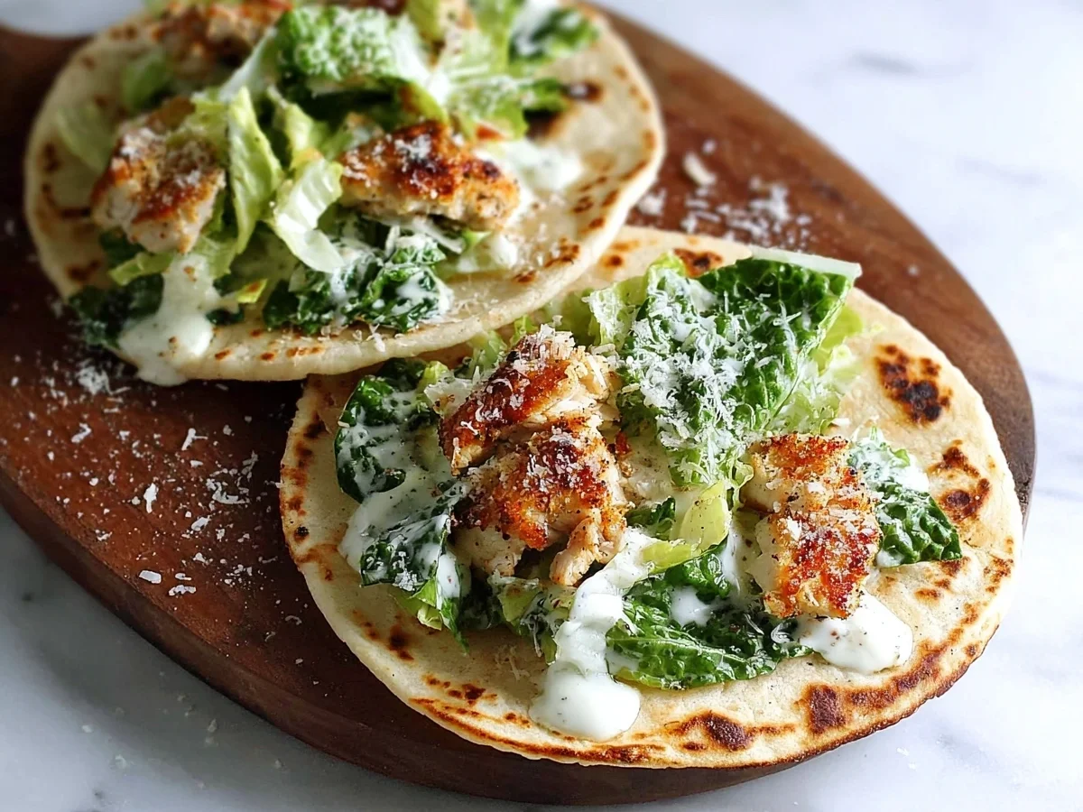 Smash Chicken Caesar Tacos: Quick Family Dinner - Image 2