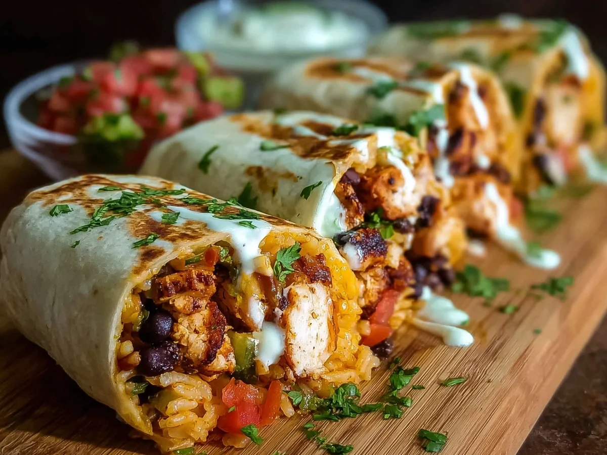 Smoky Chipotle Ranch Grilled Chicken Burritos - Image 1