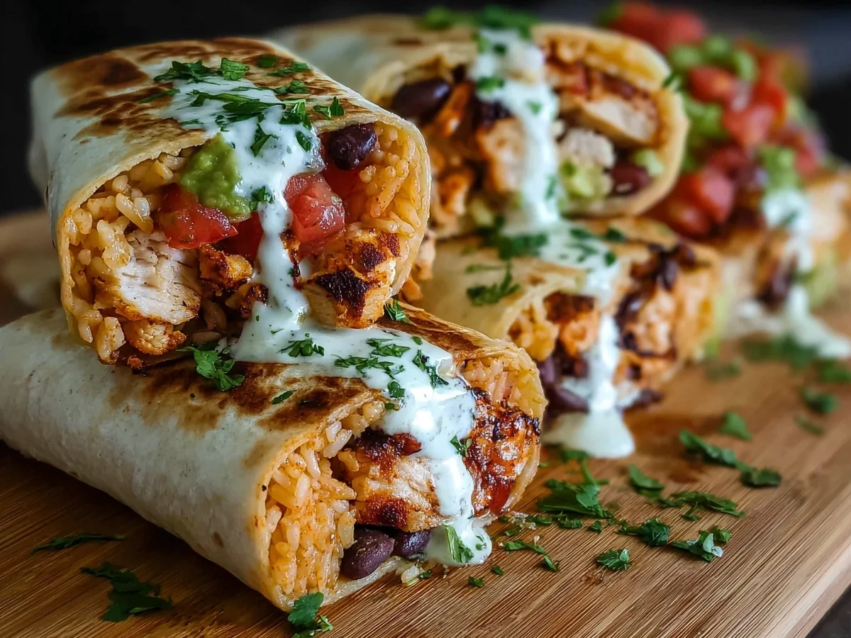 Smoky Chipotle Ranch Grilled Chicken Burritos - Image 2