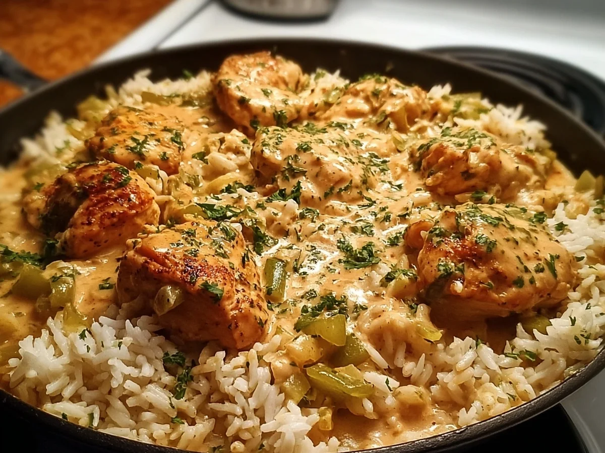 Smothered Chicken and Rice: Southern Comfort Meal - Image 1