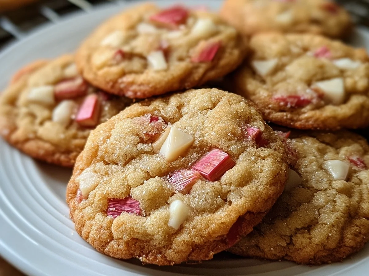 Soft Brown Sugar Rhubarb Cookies Recipe - Image 2