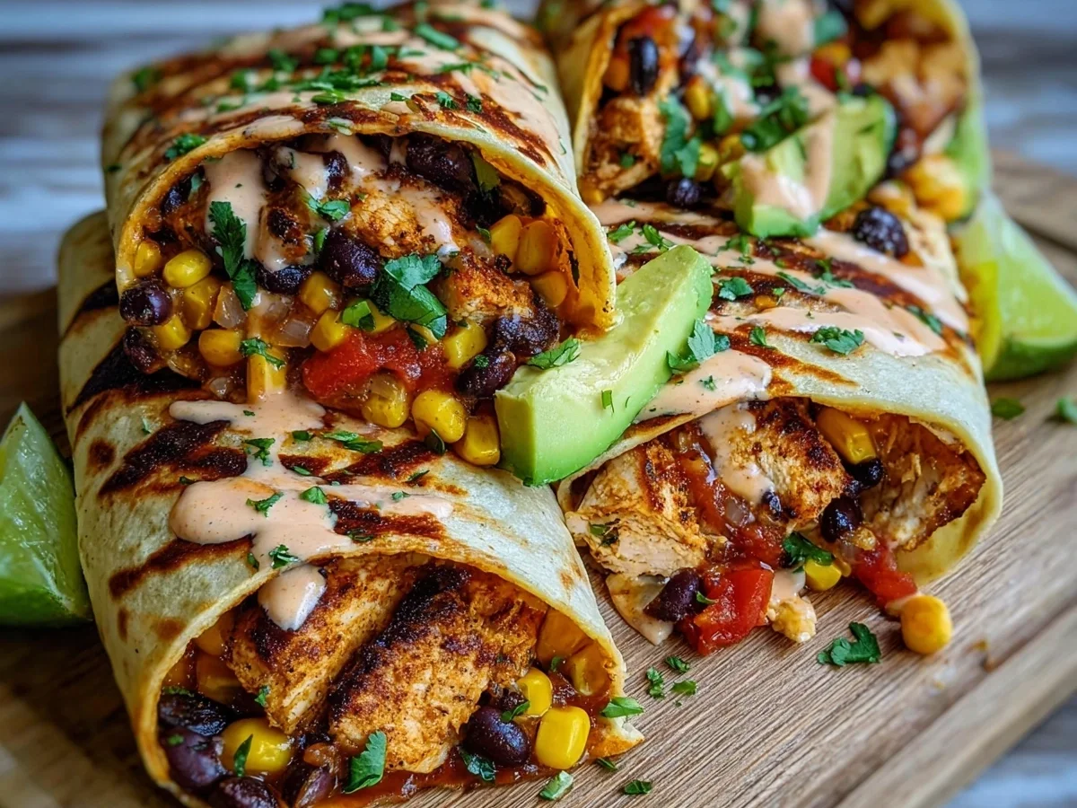 Southwest Chicken Wraps: 20-Minute High-Protein Meal - Image 2