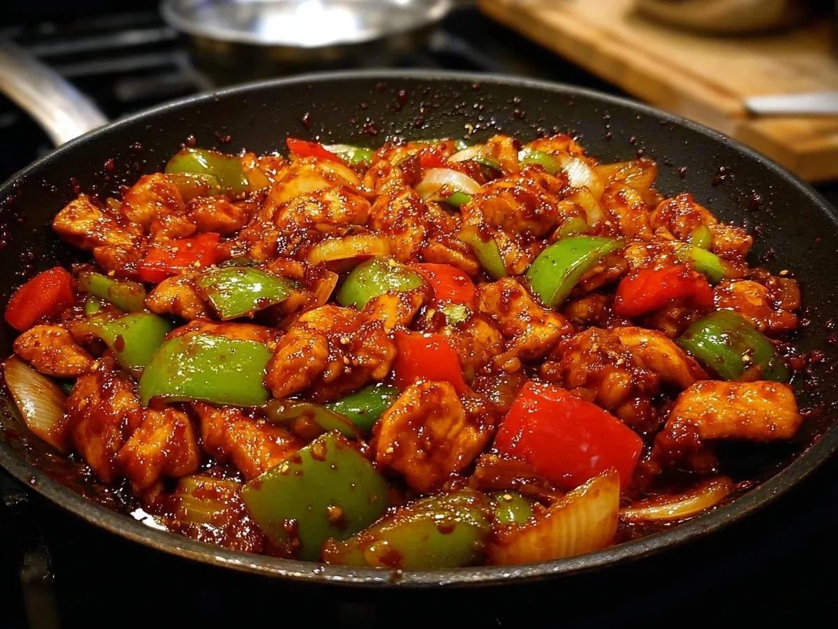 Spicy Korean Chicken Stir Fry | Quick High Protein Dinner - Image 1