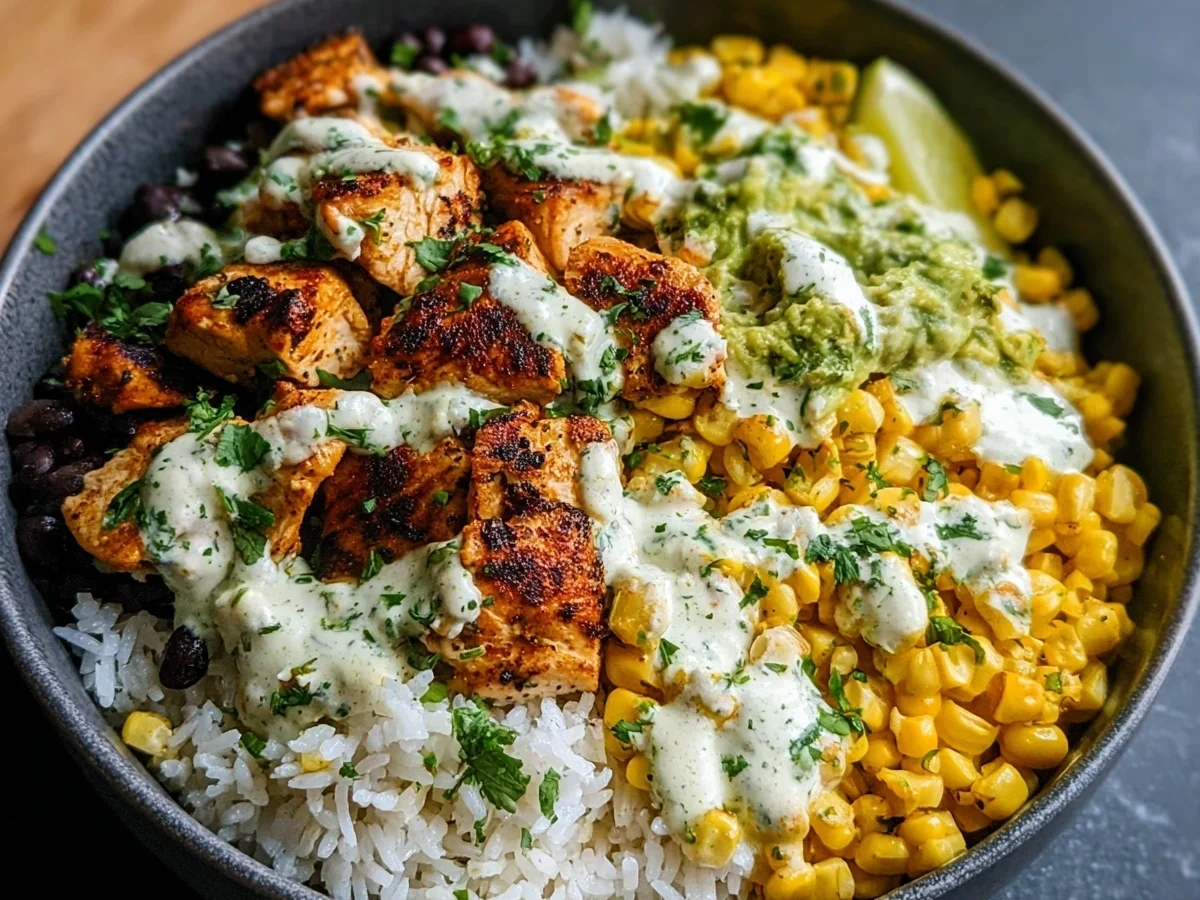 Street Corn Chicken Rice Bowl: 30-Minute, High-Protein - Image 1