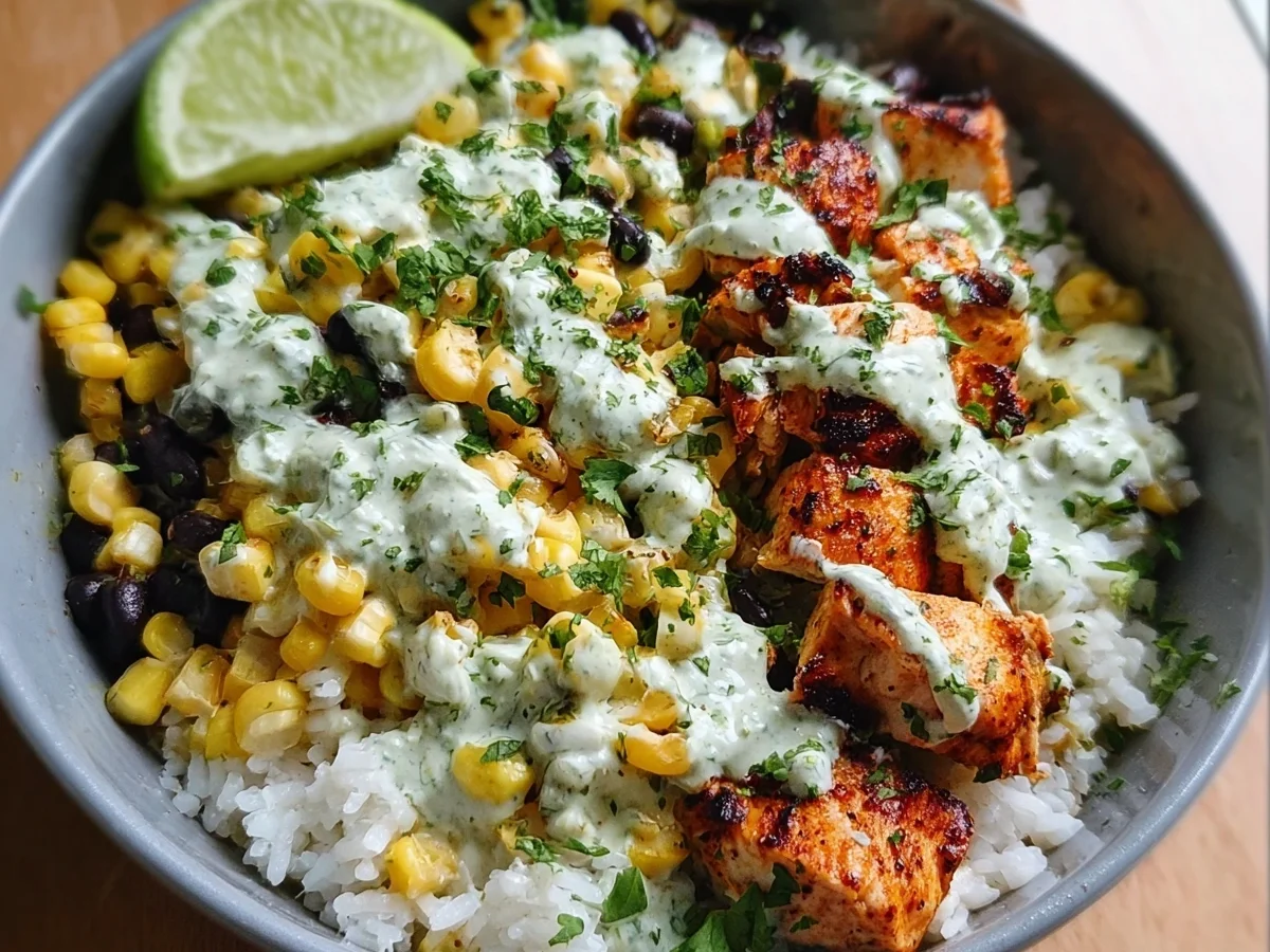 Street Corn Chicken Rice Bowl: 30-Minute, High-Protein - Image 2