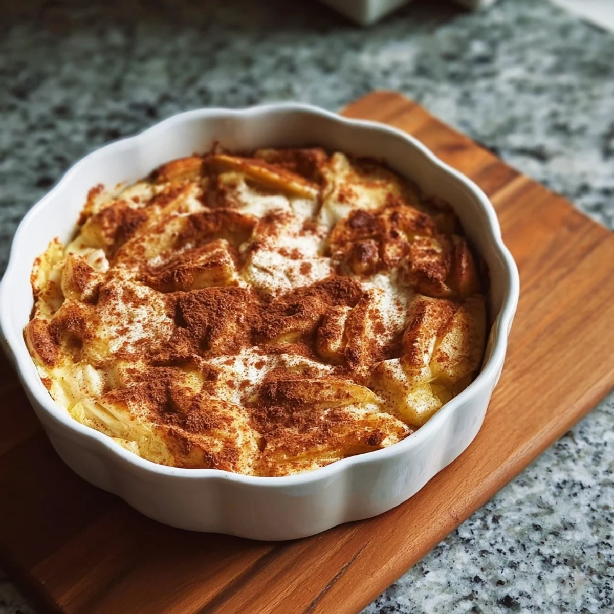 Apple Cinnamon Cottage Cheese Bake
