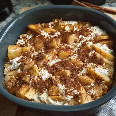 Apple Cinnamon Cottage Cheese Bake: High-Protein