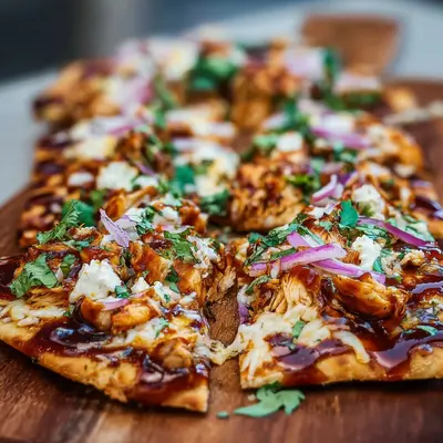 BBQ Chicken Flatbread: High Protein Weeknight Meal
