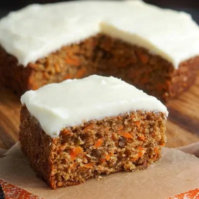 Classic Healthy Carrot Cake with Ricotta Frosting