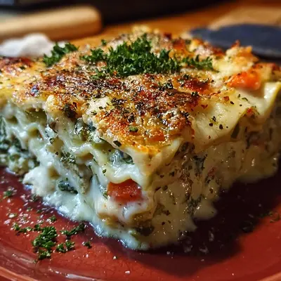Creamy Vegetable Lasagna with White Sauce | Meal Prep Ready