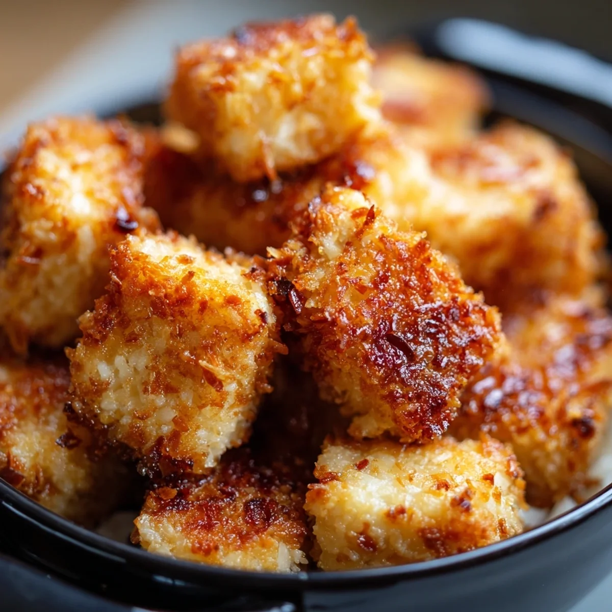 Crispy Coconut Crusted Tofu Bowl Recipe