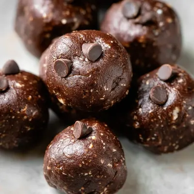 Easy 3-Ingredient No Bake Brownie Bites