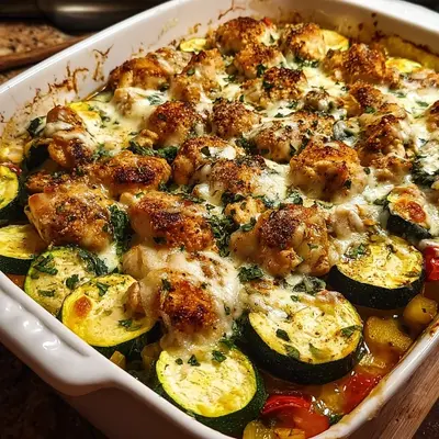 Easy Chicken Zucchini Bake: Protein-Packed One-Dish Meal