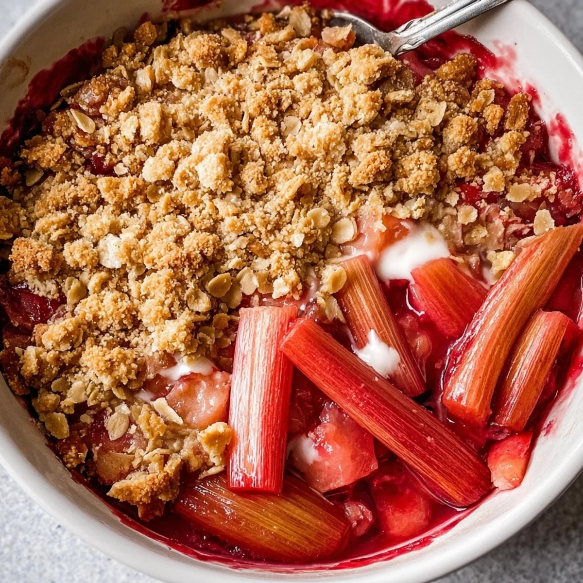 Easy Rhubarb Crisp Recipe: Quick & Delicious Dessert
