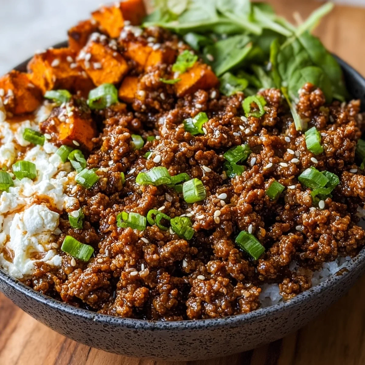 Ground Beef Hot Honey Bowl: High-Protein, Viral Recipe
