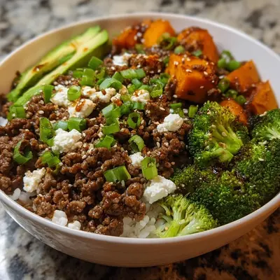 Ground Beef Hot Honey Bowl: Protein-Packed, Meal Prep
