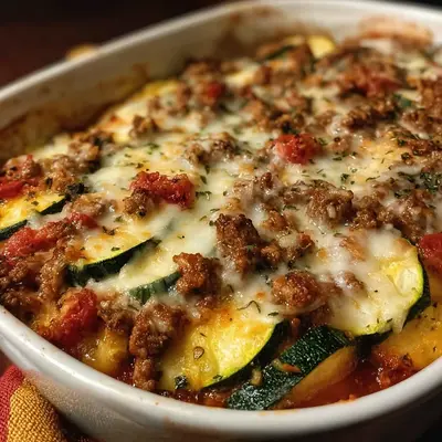 Ground Turkey Zucchini Casserole for Easy Meal Prep