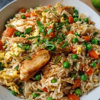 Healthy Chicken Fried Rice: High Protein Meal Prep