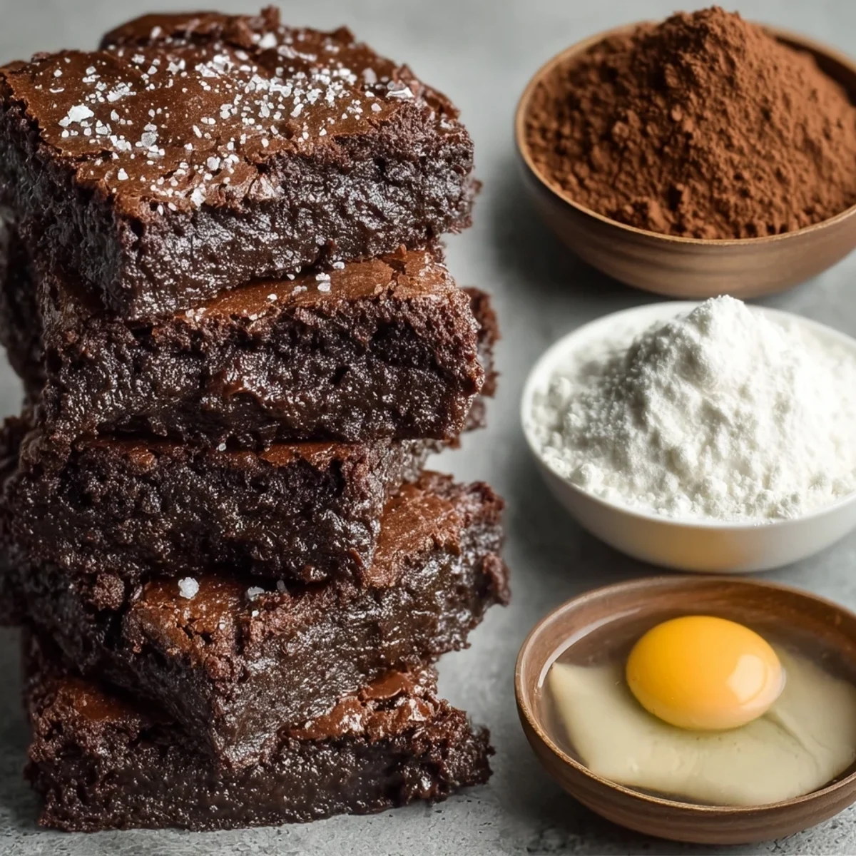 Healthy Low Calorie Greek Yogurt Brownies