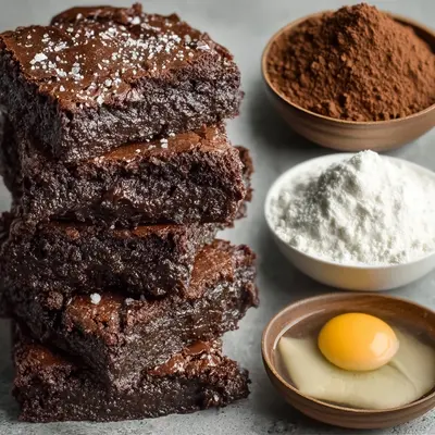 Healthy Low Calorie Greek Yogurt Brownies