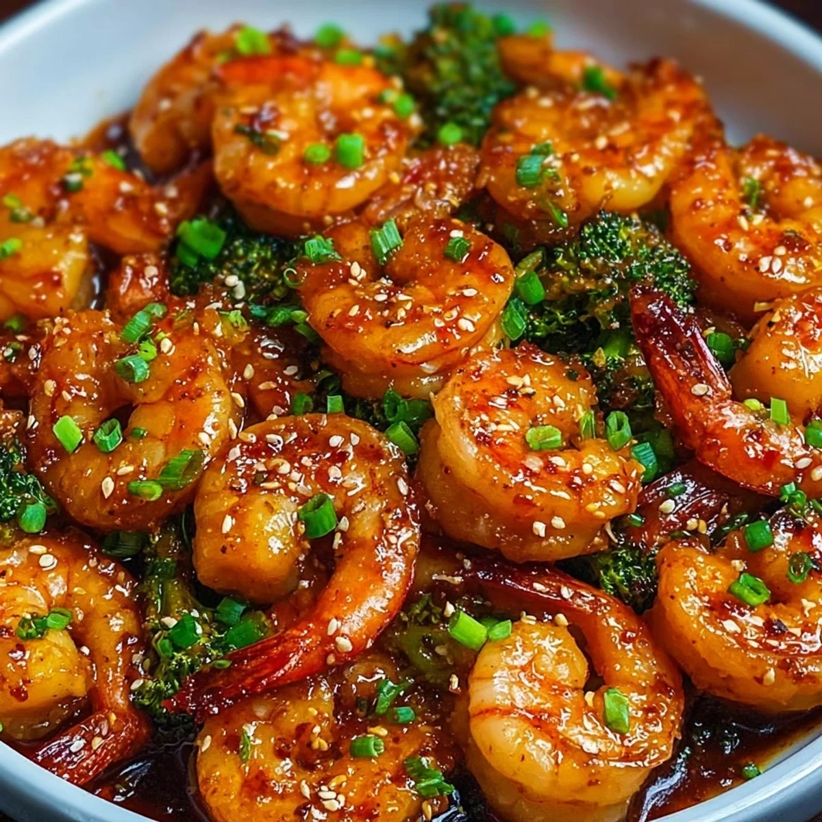 High Protein Honey Garlic Shrimp Dinner Recipe