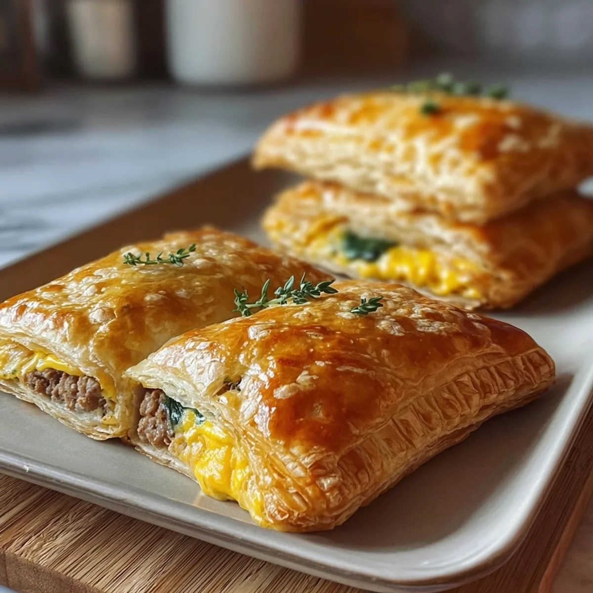 High Protein Savory Breakfast Pop-Tarts for Meal Prep