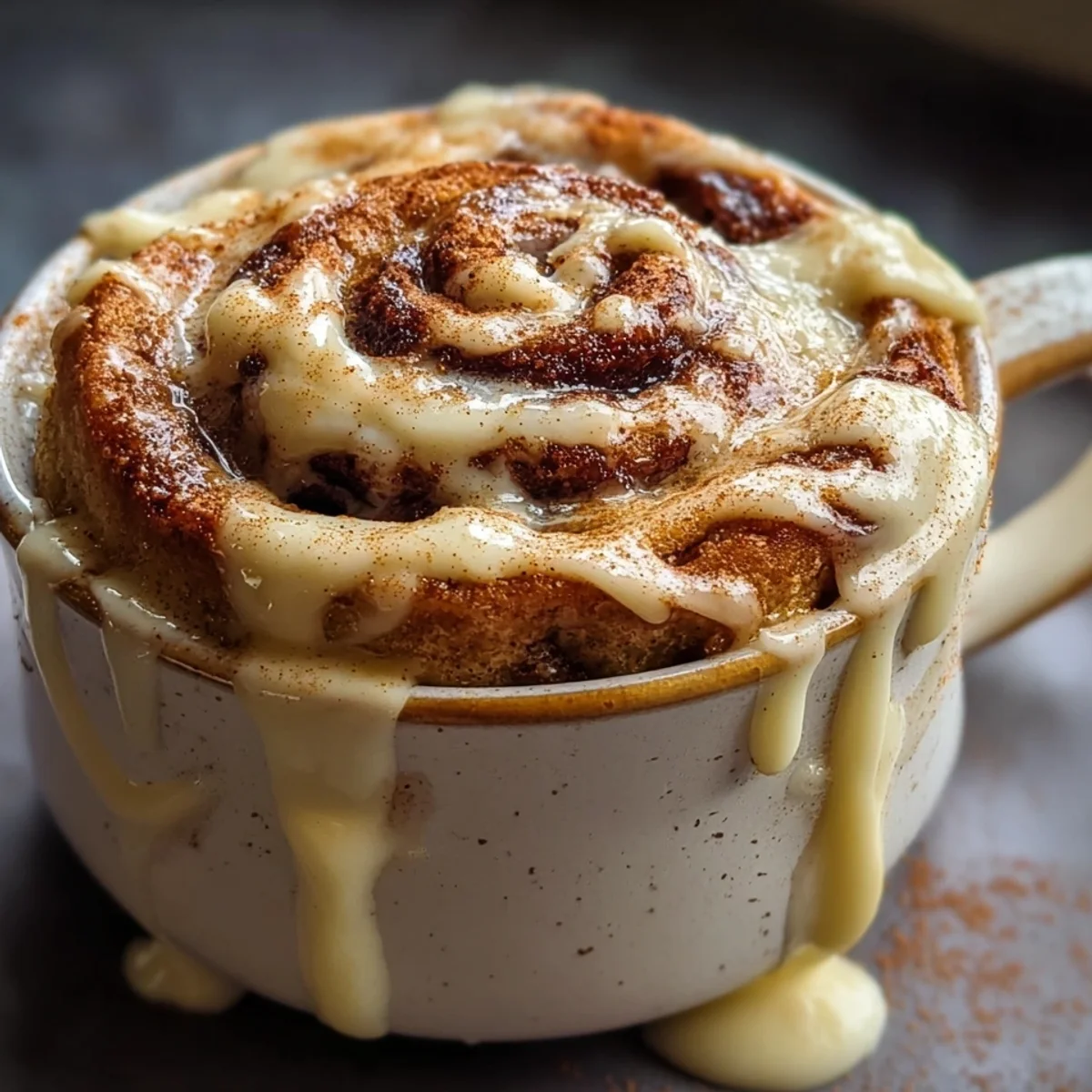 Keto Cinnamon Roll Mug Cake: 3-Minute Sugar-Free Treat