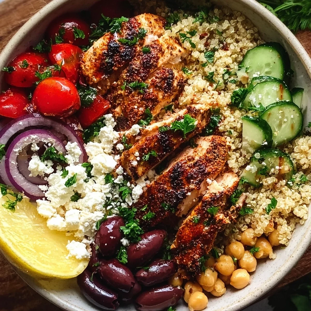 Mediterranean Chicken Bowl: Healthy Meal Prep Recipe