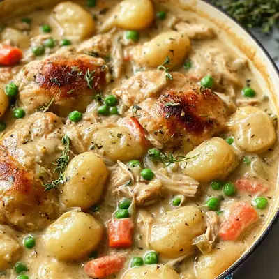 One Pot Gnocchi Chicken Pot Pie Recipe