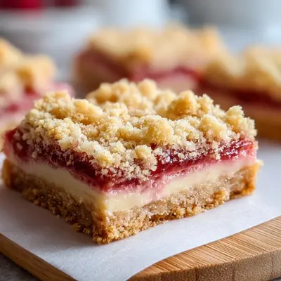 Rhubarb Cream Cheese Bars: Sweet & Tangy Dessert