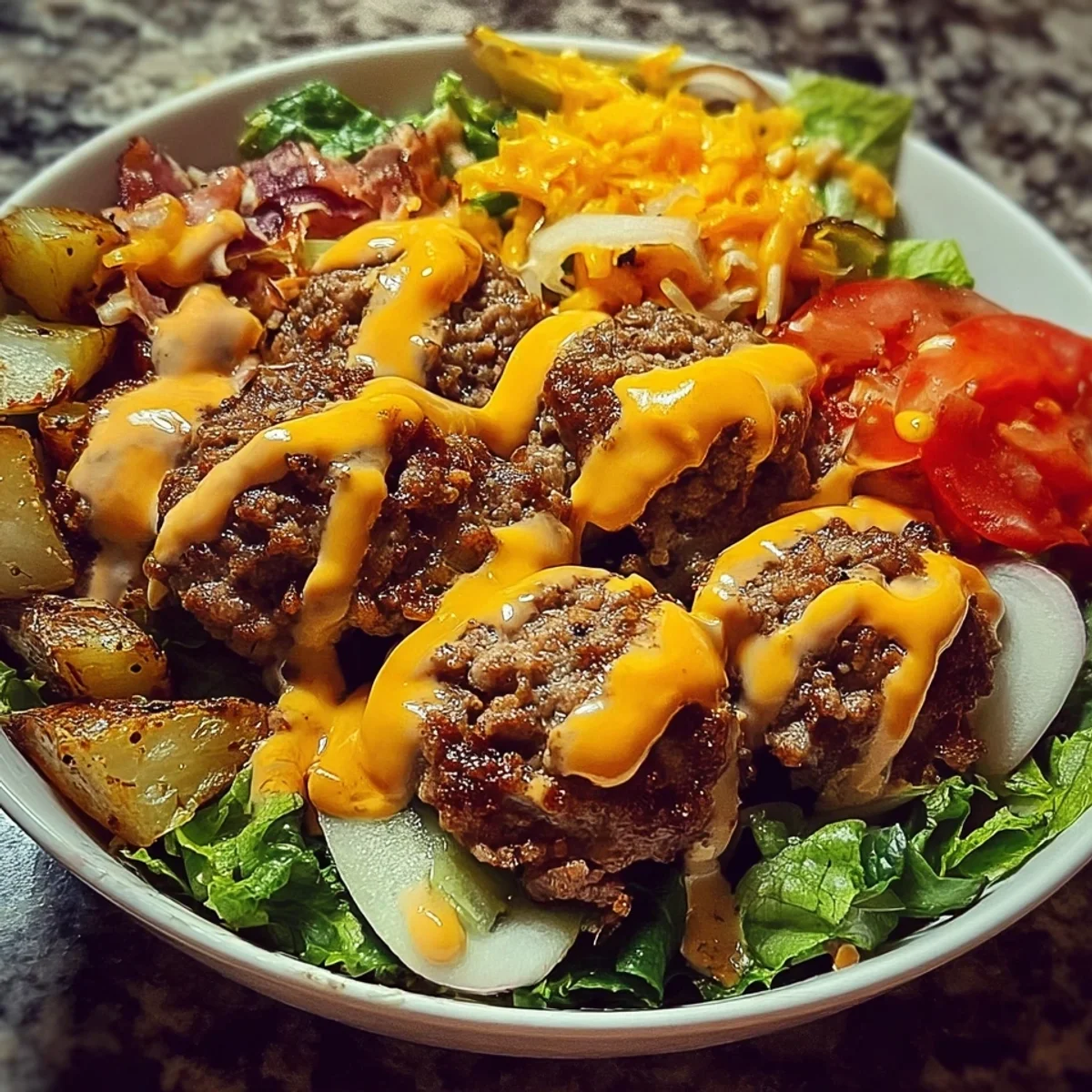 Smash Burger Bowl: Low-Carb, High-Protein Recipe