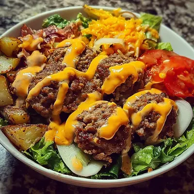 Smash Burger Bowl: Low-Carb, High-Protein Recipe
