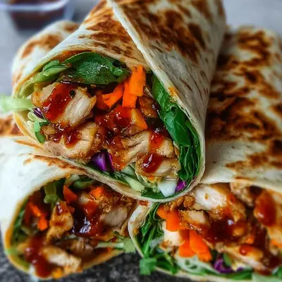 Sweet Chili Chicken Wraps | Quick Meal Prep