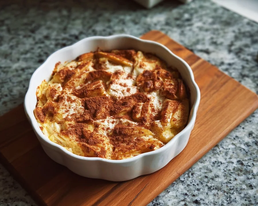 Apple Cinnamon Cottage Cheese Bake