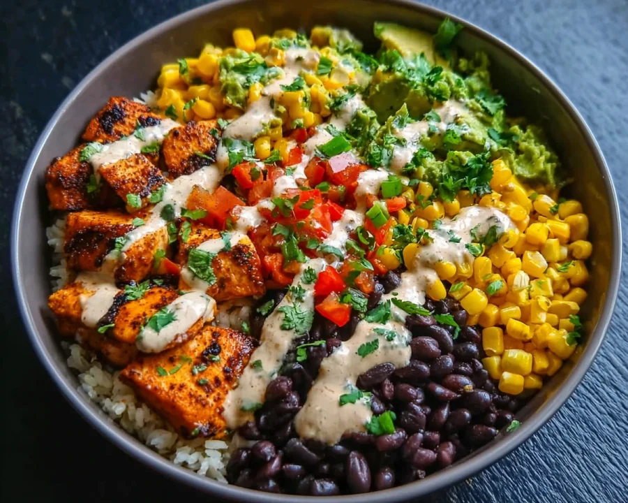 Chipotle Chicken Bowl: High Protein Meal Prep