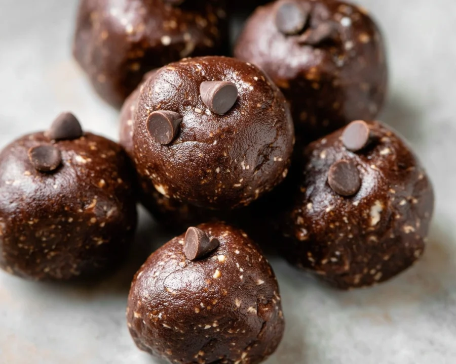 Easy 3-Ingredient No Bake Brownie Bites