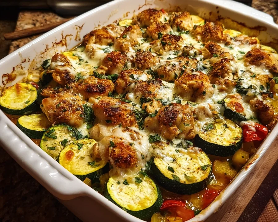 Easy Chicken Zucchini Bake: Protein-Packed One-Dish Meal