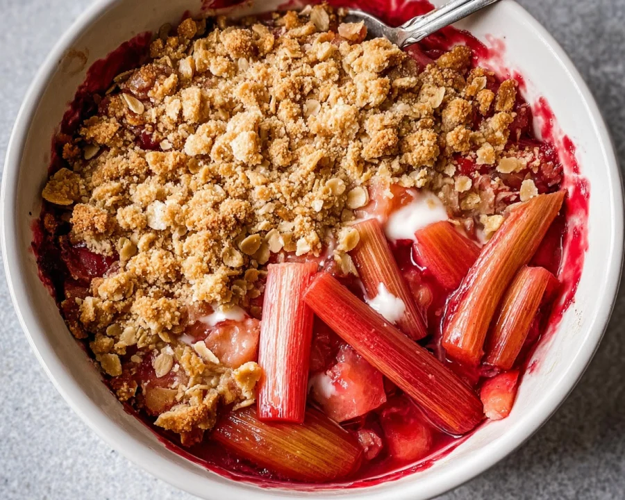 Easy Rhubarb Crisp Recipe: Quick & Delicious Dessert