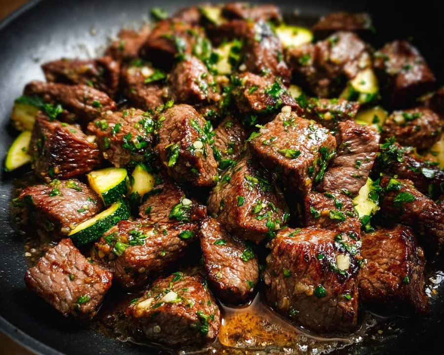 Garlic Butter Steak Bites: 15-Minute Low-Carb Dinner