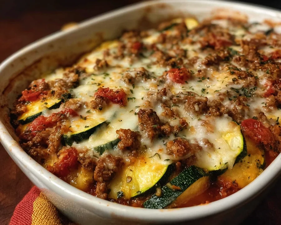 Ground Turkey Zucchini Casserole for Easy Meal Prep