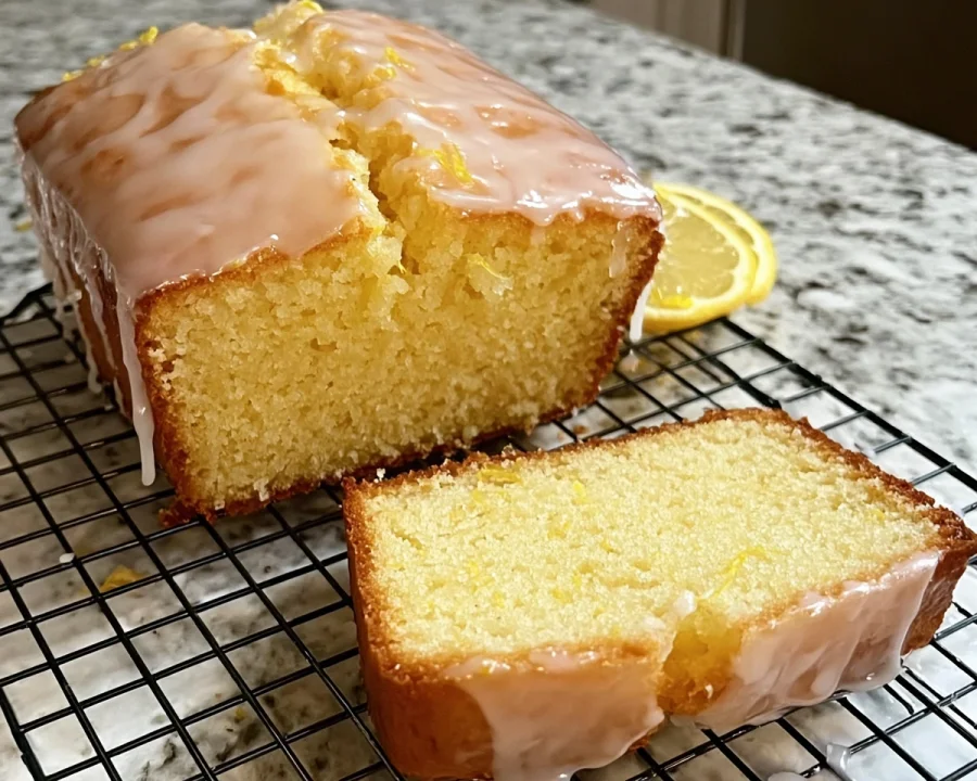 Healthy Greek Yogurt Lemon Loaf Cake Recipe