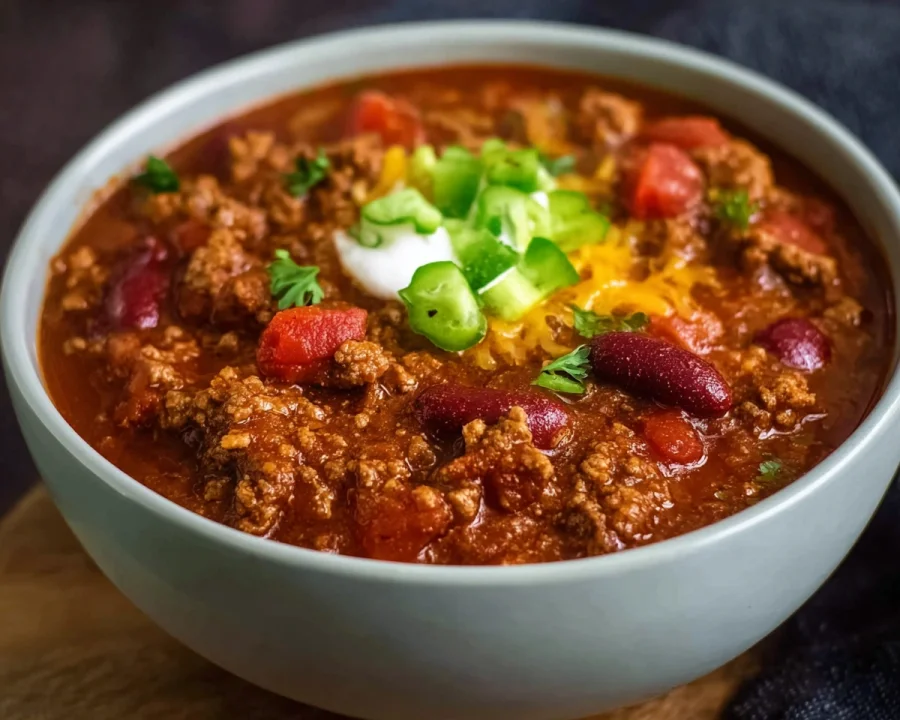 High Protein Chili for Dinner & Easy Meal Prep