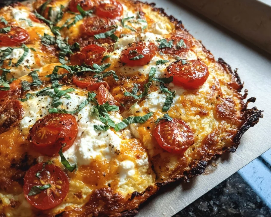 High Protein Cottage Cheese Flatbread Pizza Recipe
