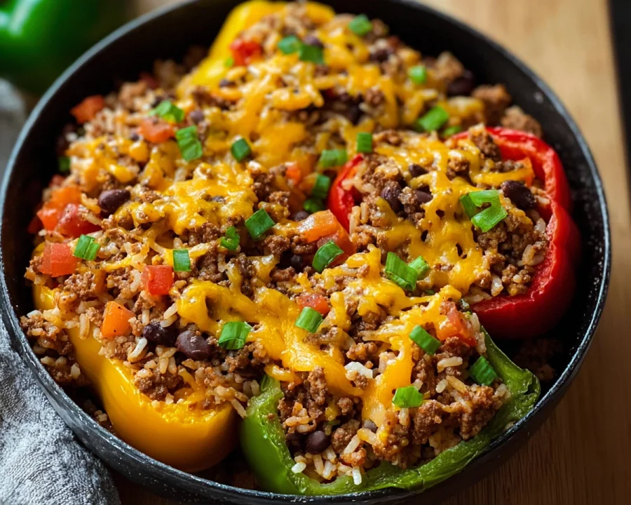 High Protein Unstuffed Peppers | Easy One-Pan Meal Prep
