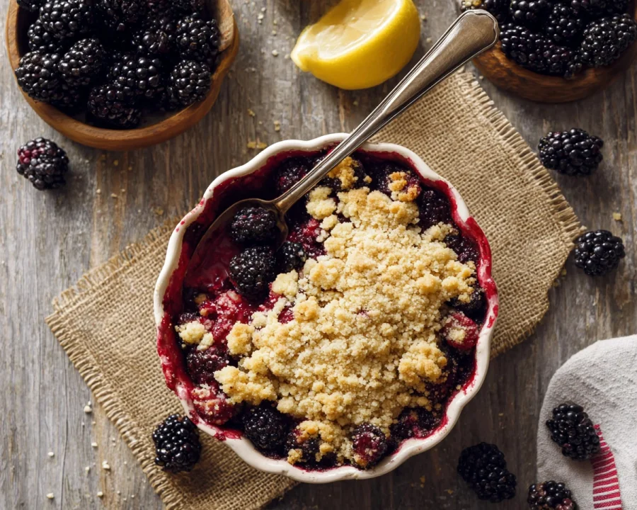 Keto Blackberry Cobbler: Low-Carb Dessert Recipe