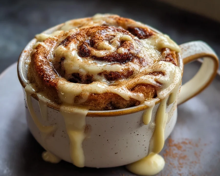Keto Cinnamon Roll Mug Cake: 3-Minute Sugar-Free Treat