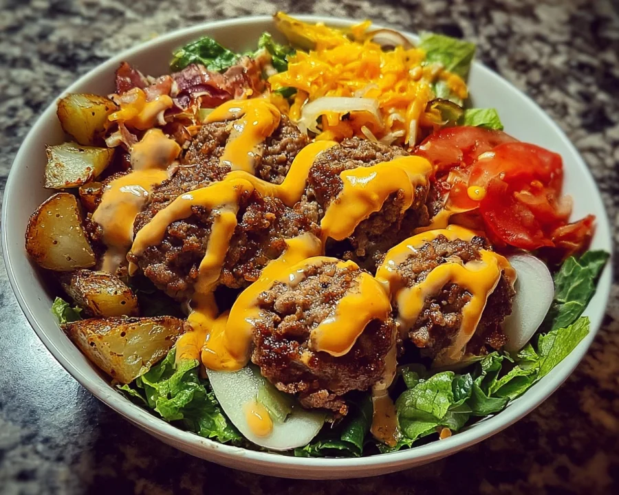 Smash Burger Bowl: Low-Carb, High-Protein Recipe